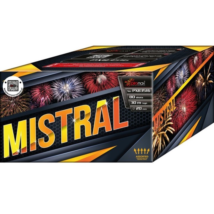 PXB3516 MISTRAL 80 Šūvių 20 mm su Vėduokle
