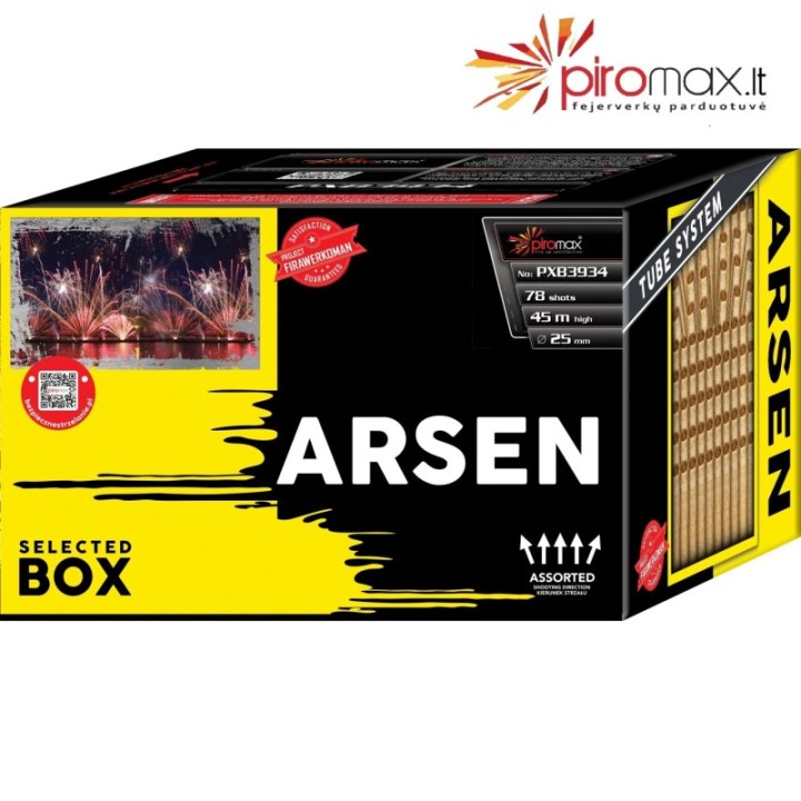 Arsen PXB3934 78 šūviai  25 mm mix efekt