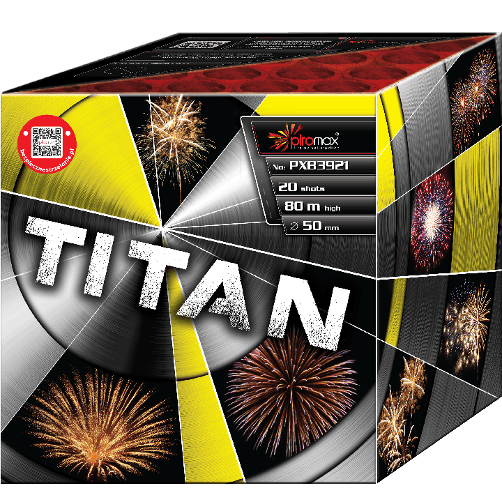 PXB3921 TITAN 50mm 20 šūvių